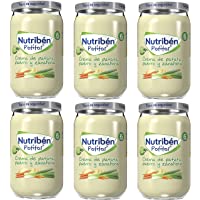 Los mejores  - Nutribén Potitos De Crema De Patatas- Puerro Y Zanahoria- Desde Los 6 Meses Pack de 6 x 235gr